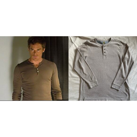 Rugged Trails Thermal Henley Waffle Knit - XL Brown, Dexter Kill Shirt - Picture 1 of 9